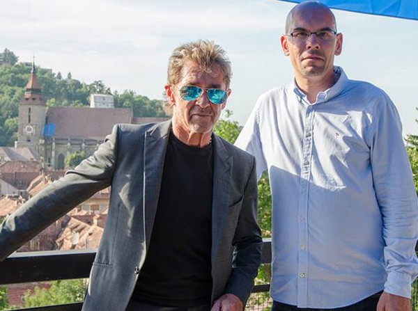 Mit Rockstar Peter Maffay in Brasov, Rumänien