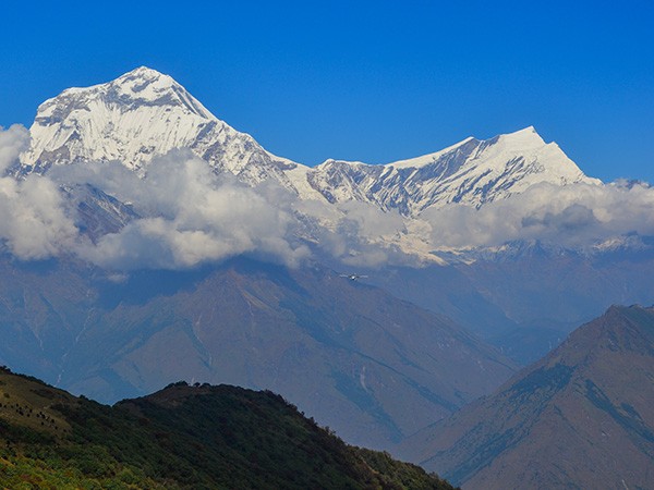 Sonnenaufgang über dem Himalaya