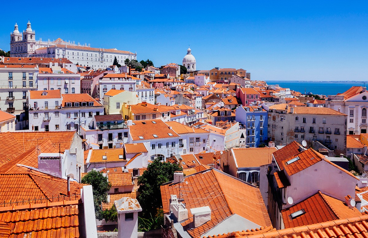 Blick über Lissabon