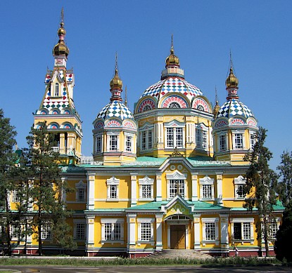 Die orthodoxe Kirche von Almaty